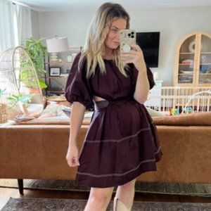 Sofie the Label Brown Cut Out Mini Dress